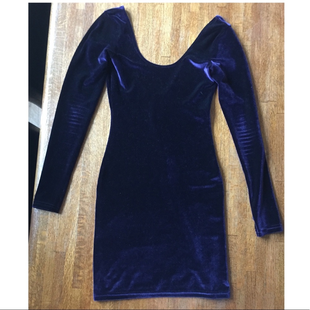 American Apparel Velvet Dress